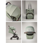 Silver Cross Clic 2 嬰兒車 (綠色) - 6.5公斤超輕量、單手摺疊、城市出行首選